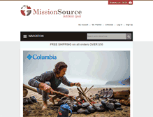 Tablet Screenshot of mission-source.com